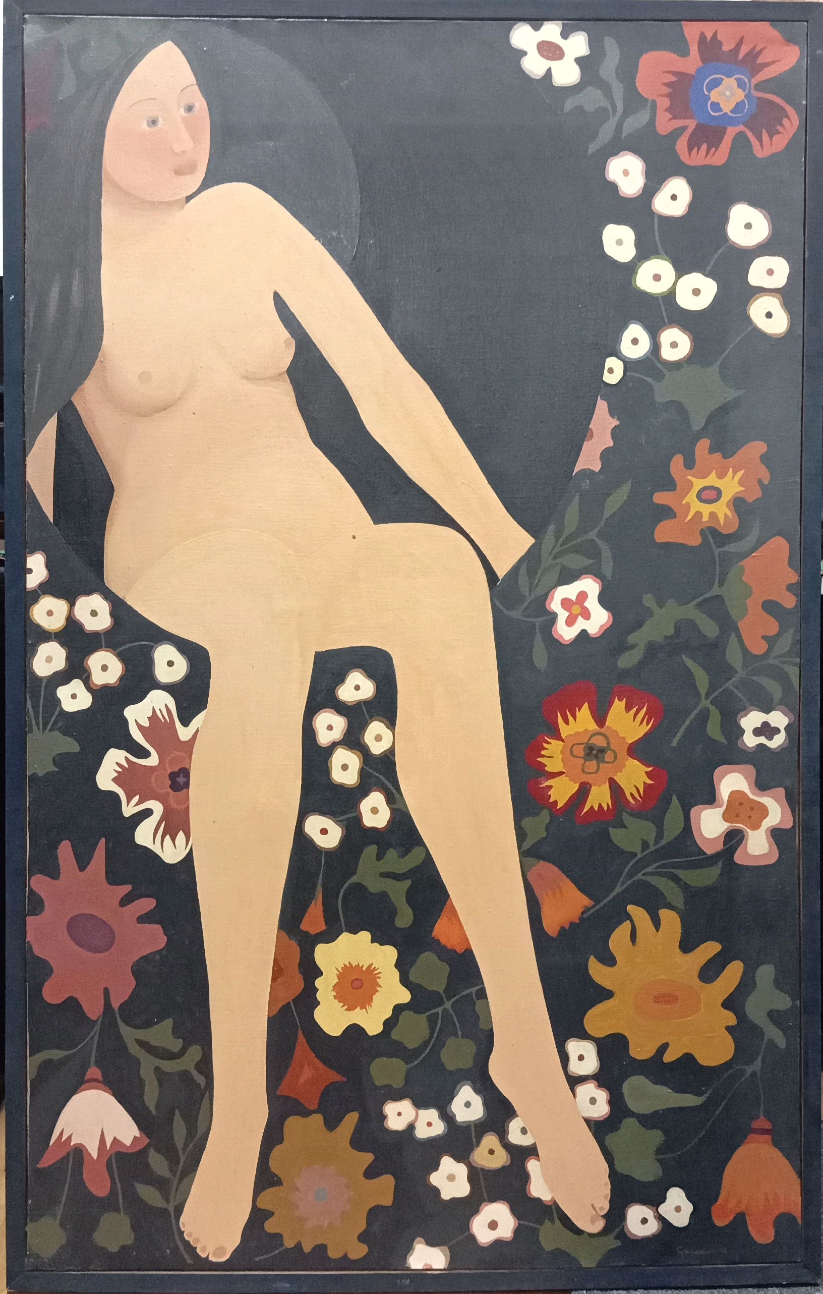 1972 Denudo 130x81 Óleo sobre lienzo